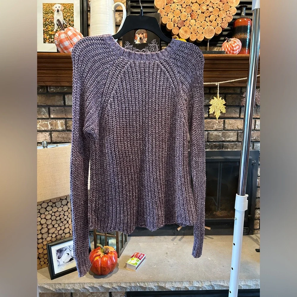 American Eagle | Purple Knit Sweater